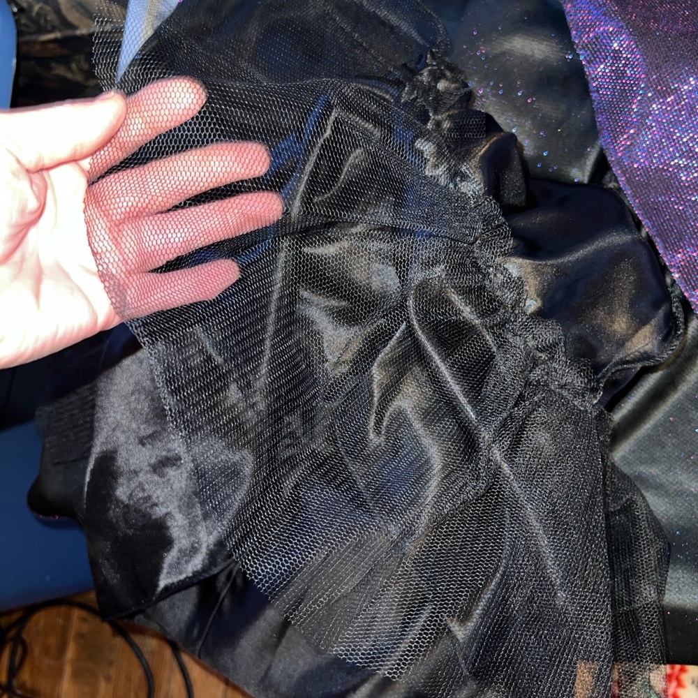 Narianna  Purple Prom Dress with Silver Accents XS - Picture 9 of 9